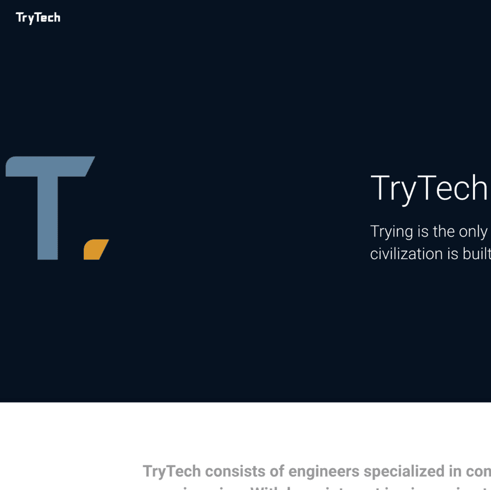 TryTech Website